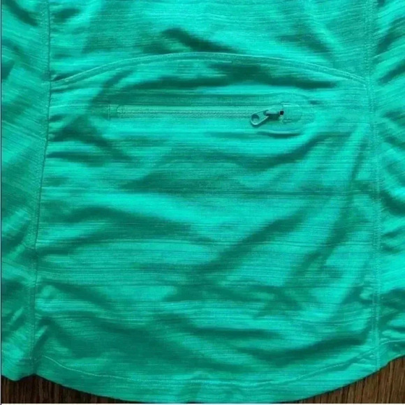 ATHLETA PACIFICA GREEN long sleeve quarter zip workout top green size S - Picture 4 of 8
